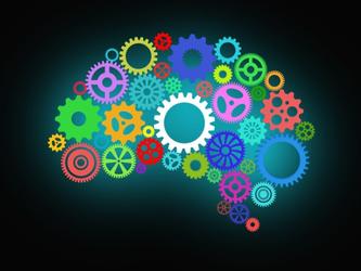 Brain made out of cogs